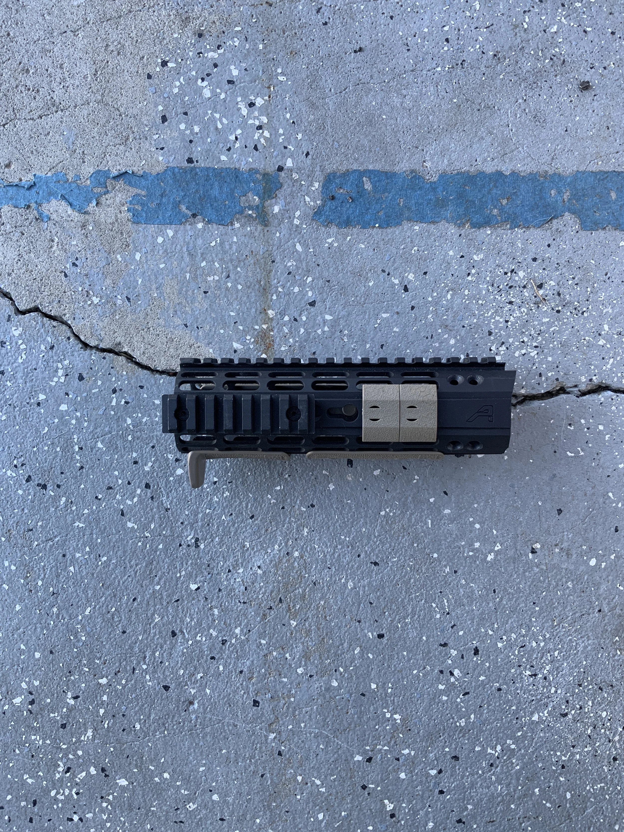 USED ; Aero precision 7.3” key mod rail for m4e1 uppers
