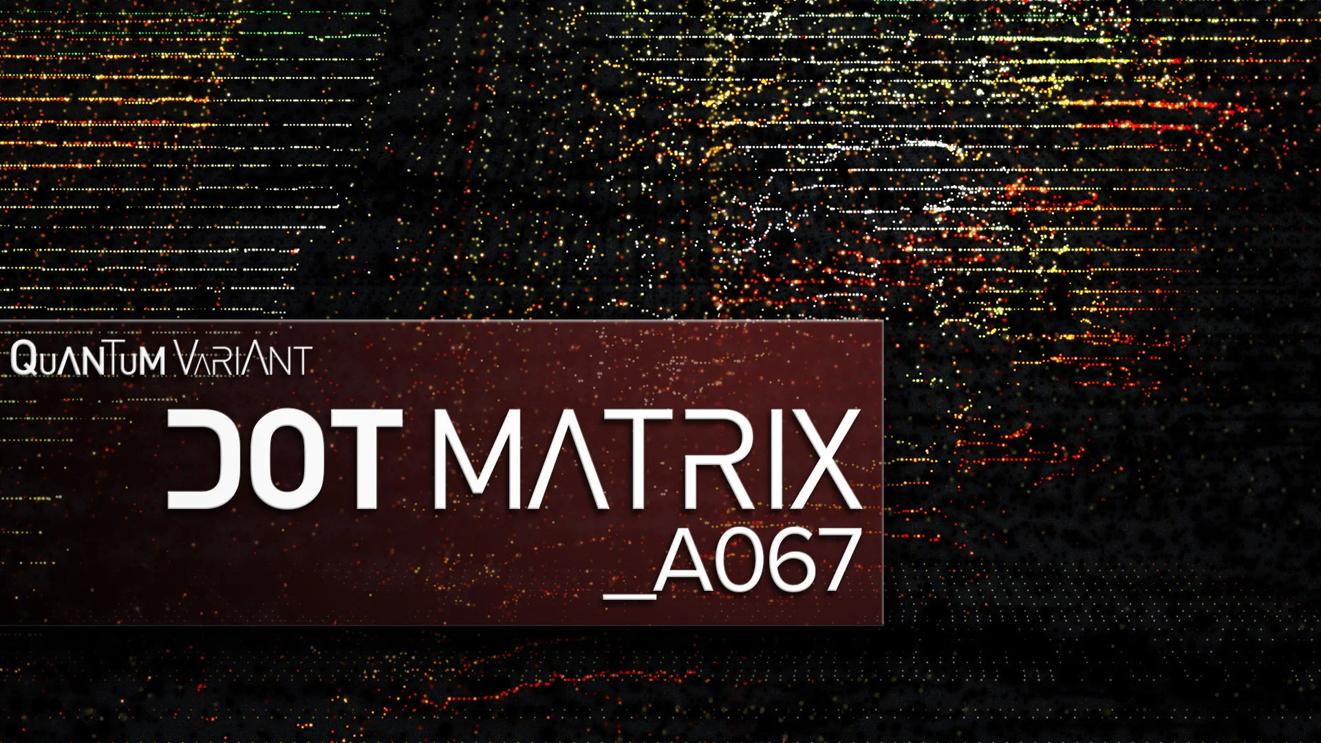 Dot Matrix A067 / Digital Art / by Joseph Gerardi / 2020 dailyart