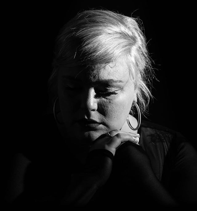 It takes strength to show your emotion and only the strongest can don't in front of people. 
With the amazing @maggietielker 
And a big thank you to my assistant photographer @godzillasitter 
#blackandwhiteportrait #blackandwhitephotography #blackand