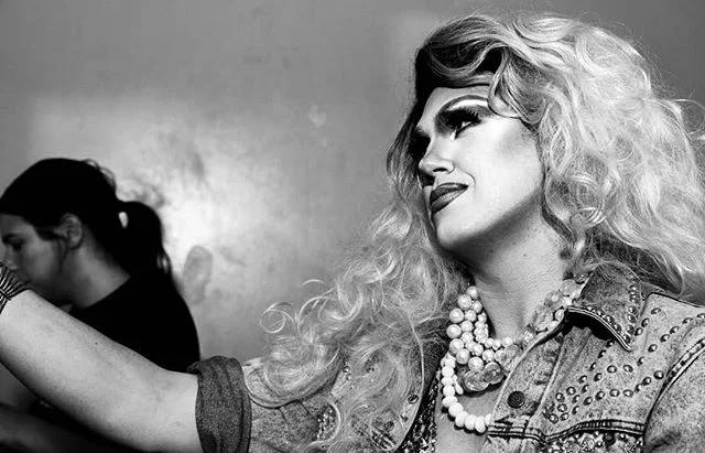 Had a great time behind the scenes at trivia night hosted by the amazing @pickledragqueen at #precinctdtla.