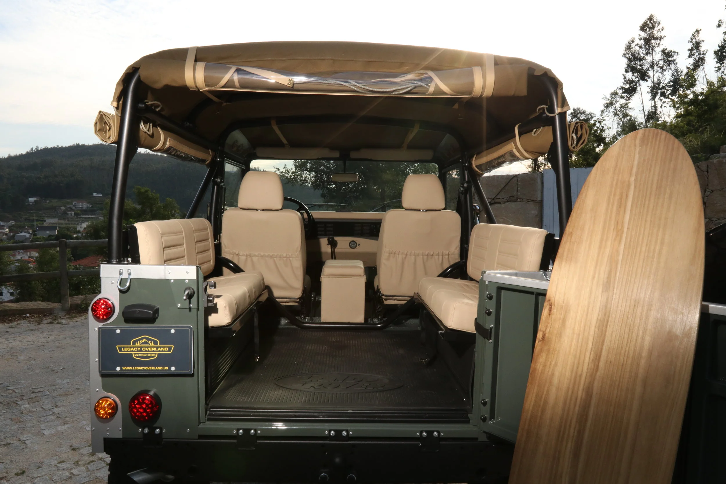 Defender 90 soft top — Legacy Overland