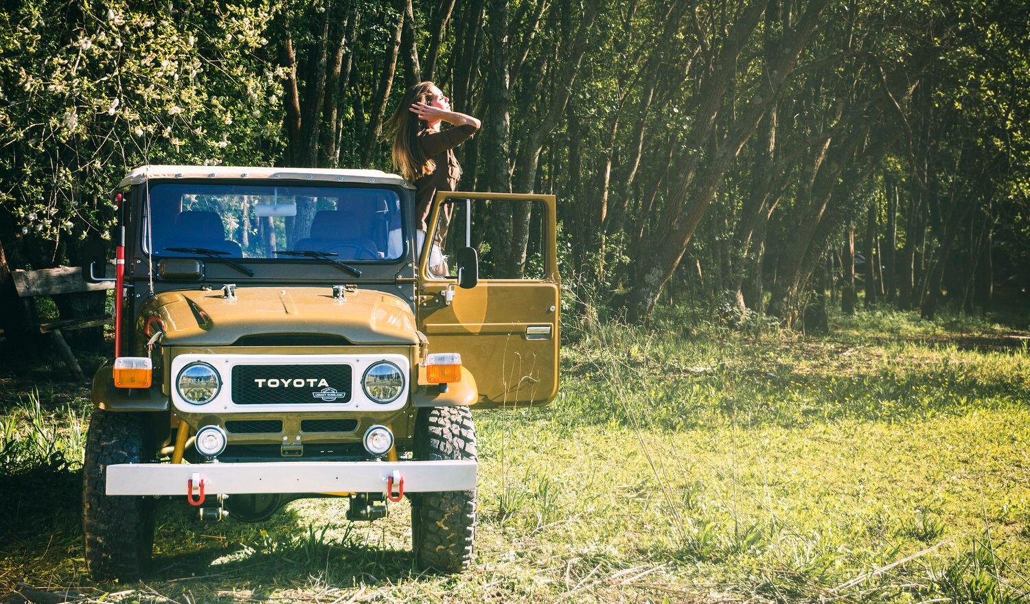 Springtime radiance bathes our restored 1982 Toyota Land Cruiser BJ40 in warmth and light. Let the adventures bloom!

#toyota #landcruiser #BJ40 #tlc #toyotalandcruiser #landy #truck #bespoke #custom #restoration #handcrafted #classiccar #classic #vi