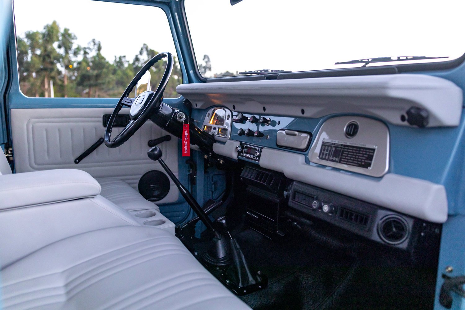 Step inside our meticulously restored 1981 Toyota Land Cruiser FJ40 interior, where every detail speaks of timeless craftsmanship and dedication. 

Looking to revamp your classic? Contact us today and explore the legacy.

#toyota #landcruiser #fj40 #
