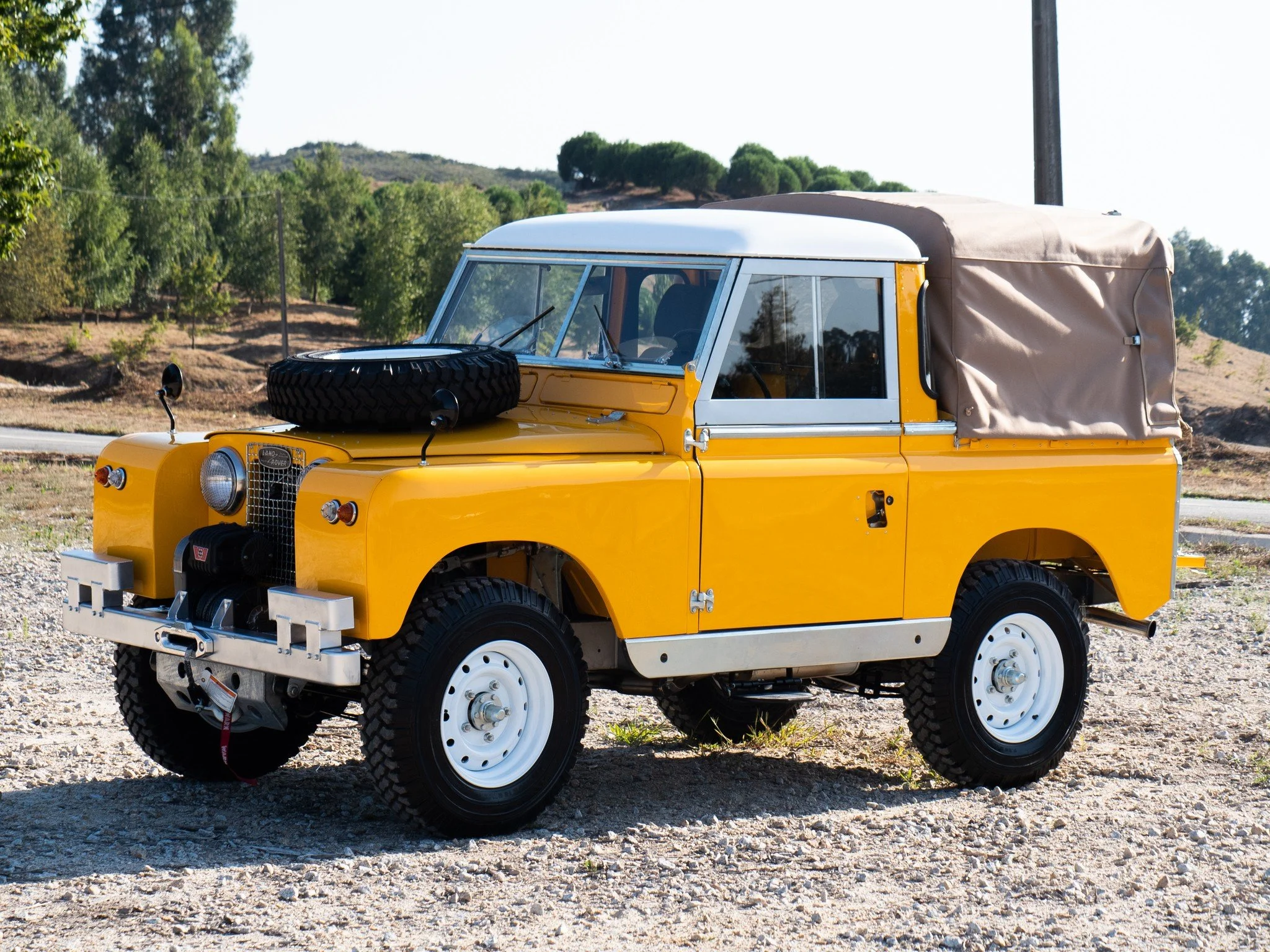 1962 Land Rover Series II 88 | Project Ole Yeller 

Old soul. New heartbeat.  Project Ole Yeller brings a rare enclosed-cab pickup configuration back to life with a meticulous restoration and a thoroughly modernized drivetrain. Beneath the bonnet sit