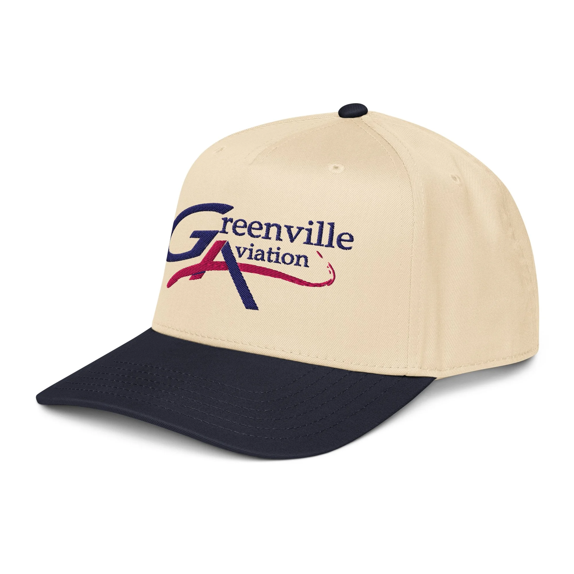 5-panel-mid-profile-baseball-cap-navy-natural-left-front-6a8f2e97858f0.jpg