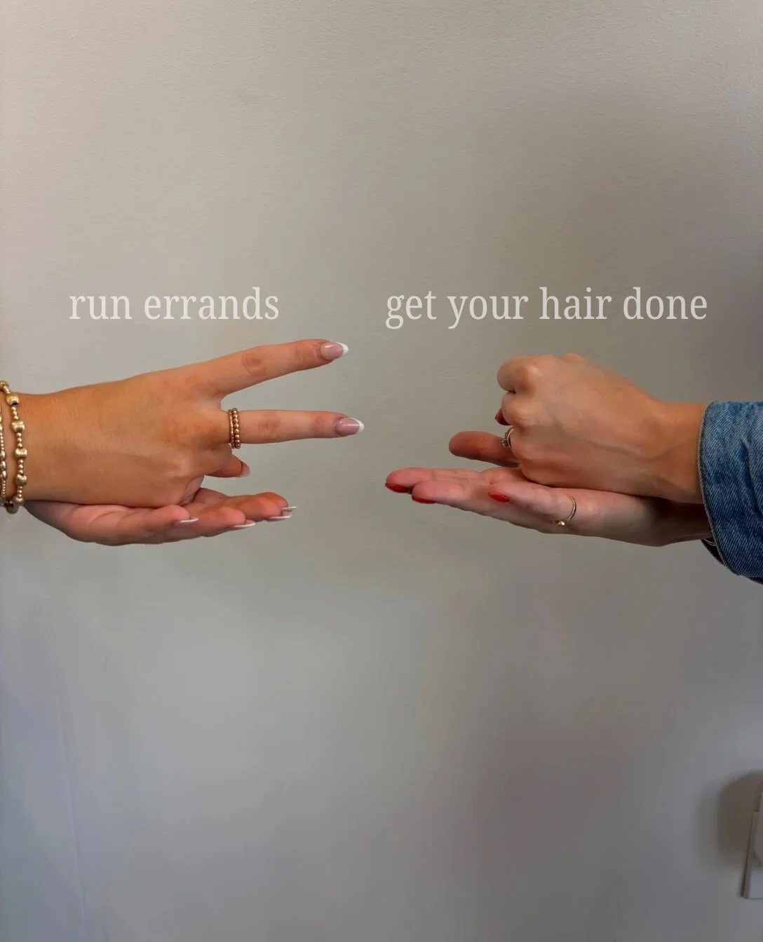 rock, paper, scissors&hellip;
we choose hair appointment every time. 🤍👏

#VogueHairAndBeauty #CSRAHair #EvansGAHair #HairAppointment #SalonDay 

key words: hair salon, hair stylist, Evans GA salon, Augusta GA hair salon, CSRA hair stylist, hair app