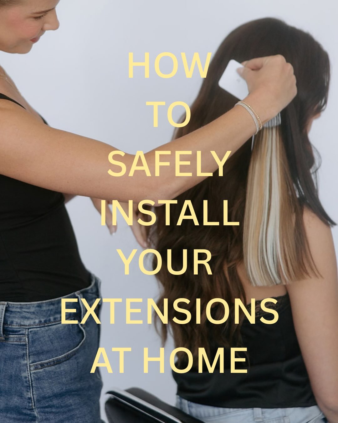 cute idea&hellip; questionable execution. 🤍
leave the extensions to your stylist, babe. ✨

#hairtok #hairextensions #hairsalon #csrahairstylist #hairstylist