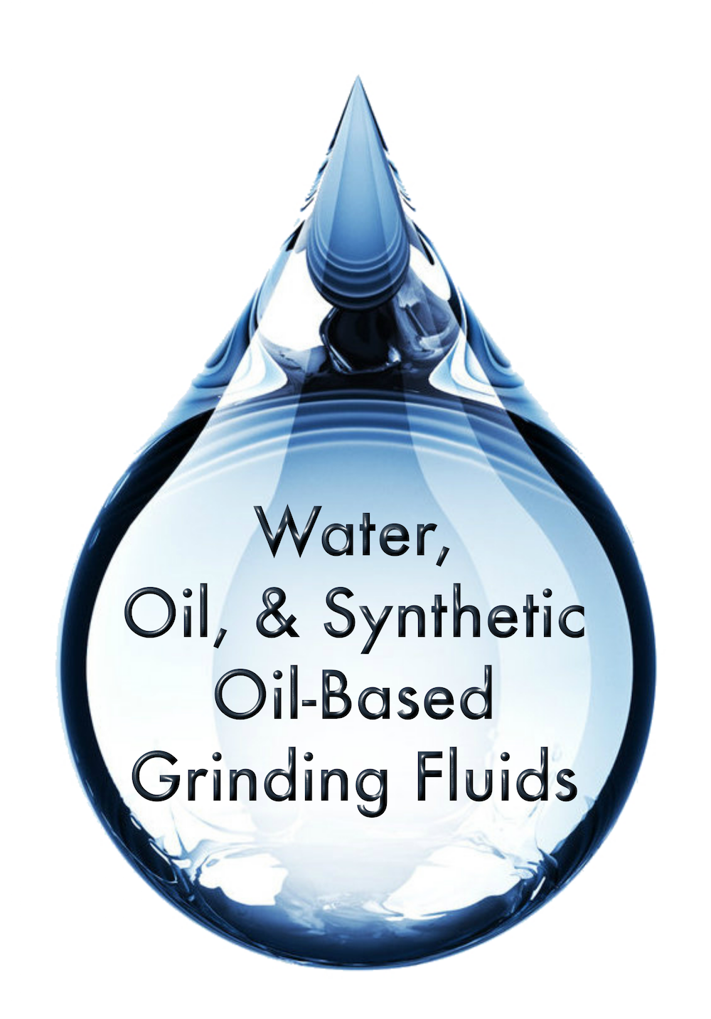 Water, Oil, and Synthetic Oil-Based Grinding Fluids