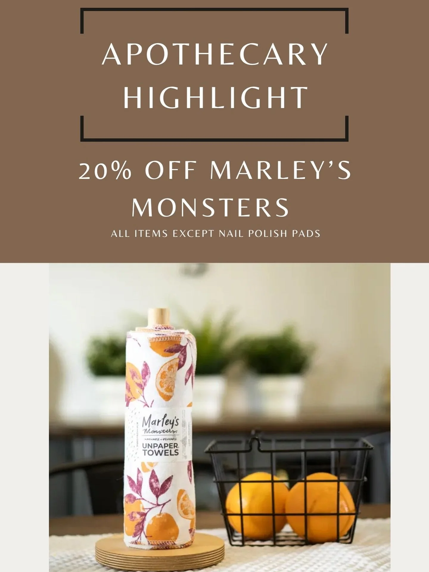 Come pick from an assortment of sustainable items by Marley&rsquo;s Monsters for the WHOLE month of September 🍁 All items include, dish sponges, Unpaper towels, washable trash pail liners, organic bento bags and mesh produce bags!

#zerowastesandieg