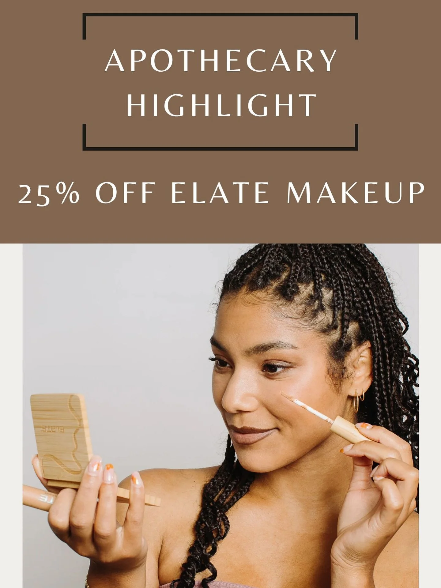 ✨October Apothecary Highlight ✨
All Elate Cosmetics are 25% off this October — the perfect time to refresh your makeup bag with clean, sustainable favorites. 🌿💄
Hurry in — offer ends October 31st! 🍂
#ElateBeauty #CleanMakeup #SalonS