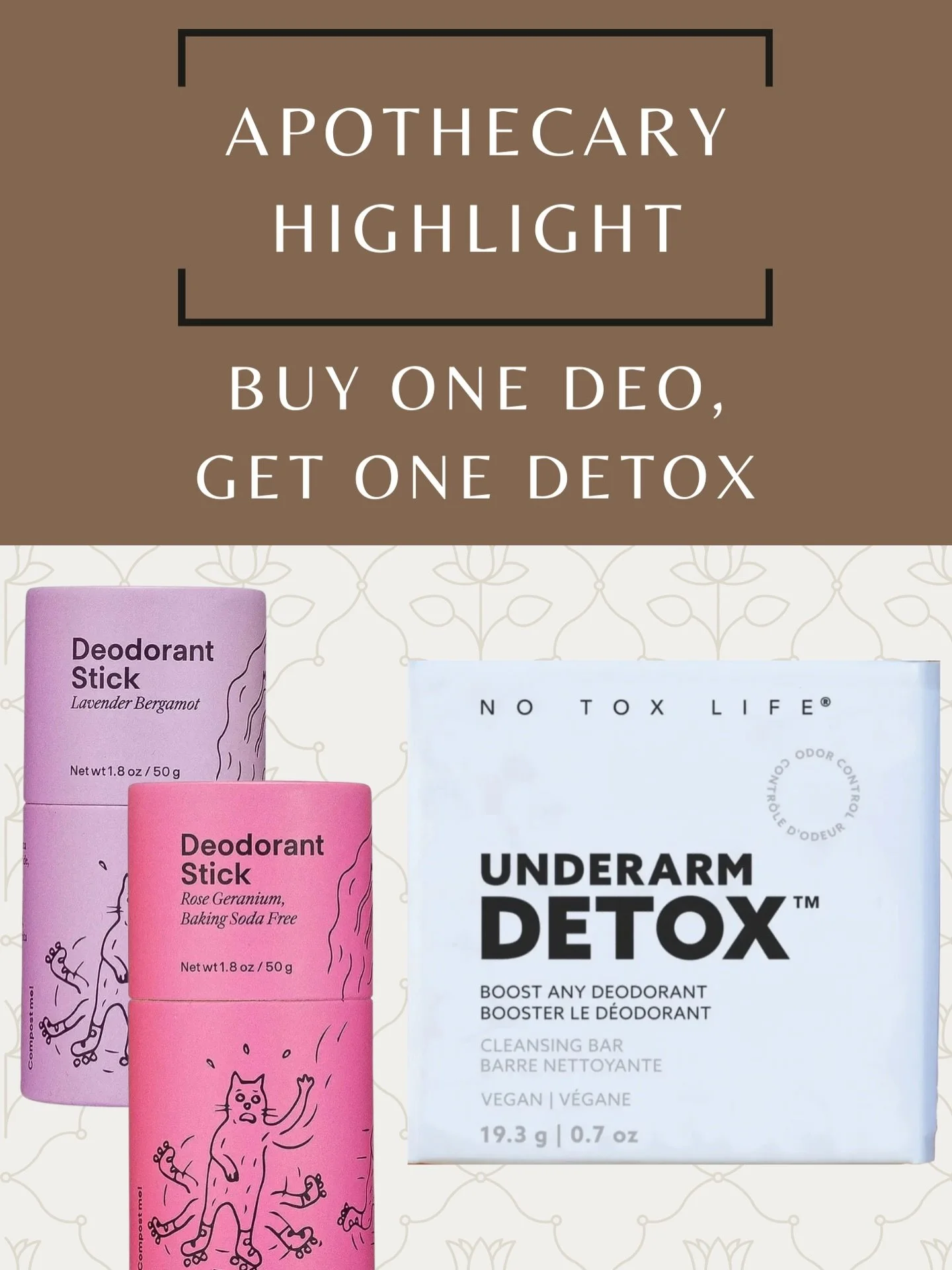 For the month of March if you buy a deodorant you&rsquo;ll get an underarm detox for free! 

Shop our apothecary every day of the week from 9 am- 4 pm✨

#sandiego #lamesa #sandiegosalon #shoplocal #nontoxic
