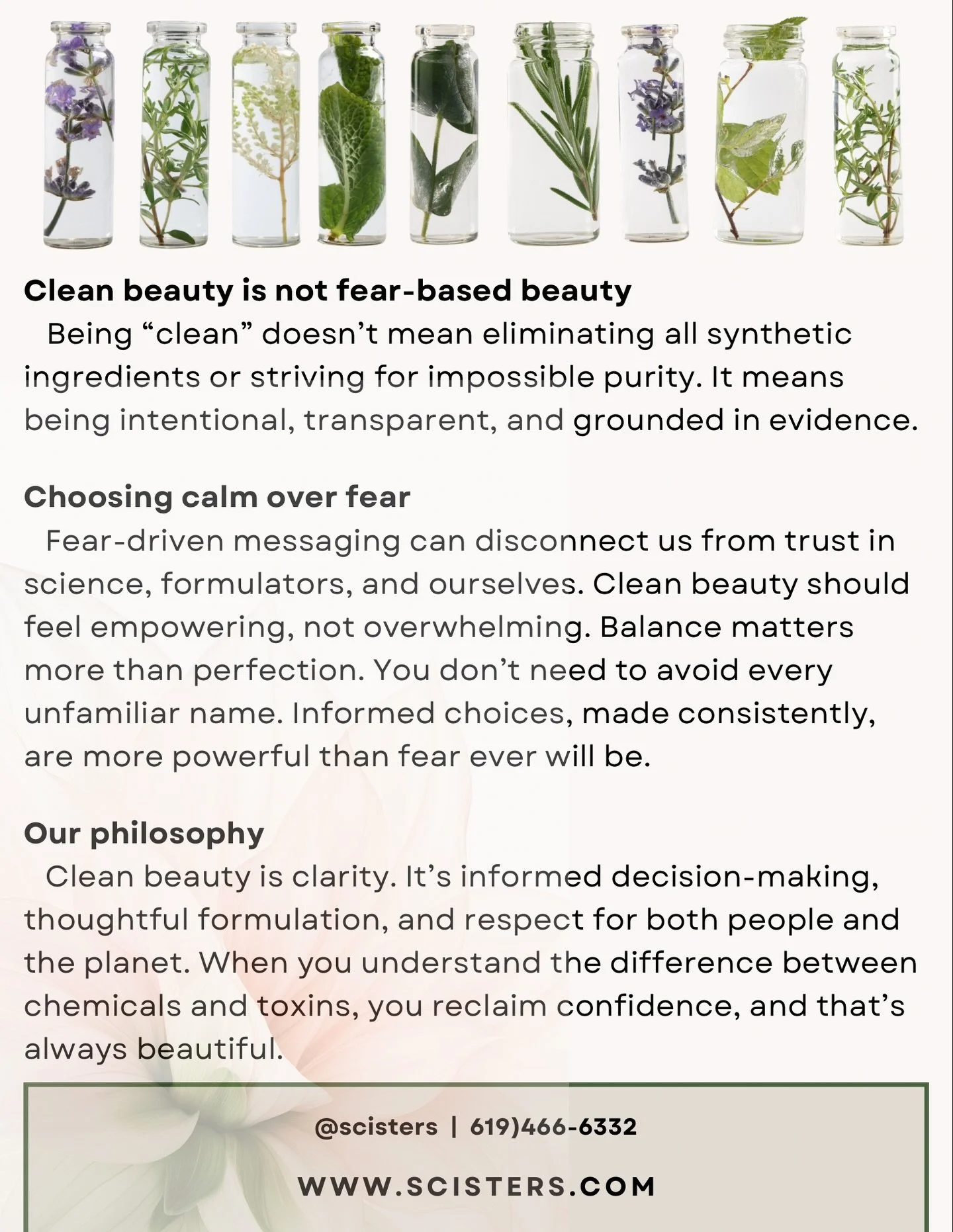If you&rsquo;re a client you know about our newsletter. We love to educate on the topics we&rsquo;re passionate about and this focuses on one of our biggest topics, the difference between chemicals and toxins, and what clean beauty really is. 

#sand