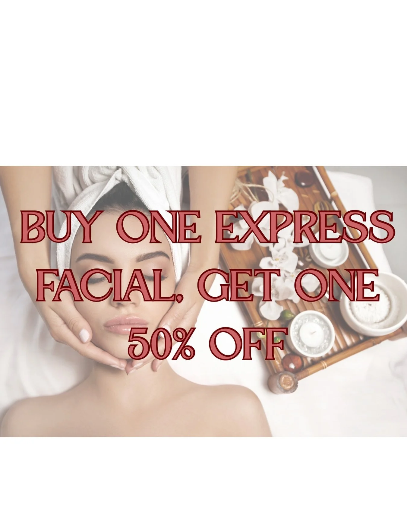 We have a great special going on right now, buy one get one 50% off on our express facials&hellip; booking link in bio🧖&zwj;♀️

(Express facials are 30 minutes and do not include massage)

#sandiego #sandiegospa #lamesa #lamesaspa #sandiegofacials