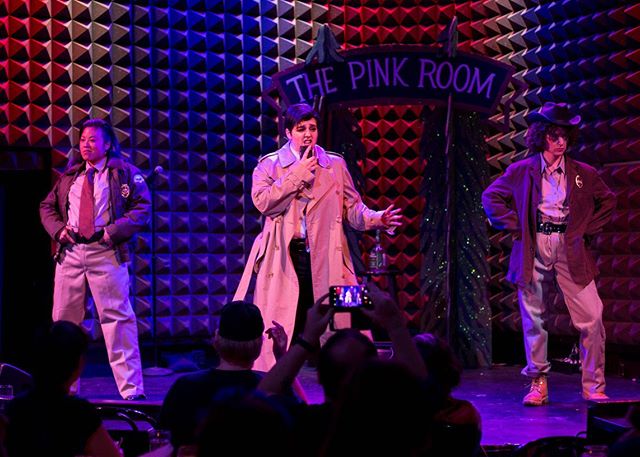 The Bookhouse Boys are at it again! Don&rsquo;t miss our favorite trio at Mr. Twin Peaks this Sat night at @joespub June 15th! 👨🏻👨🏻👨🏻 Adv tickets at JoesPub.com INVITE IN THE BIO 📸📸: @matty2jay #thepinkroomburlesque @francineld @bunnybuxom @m