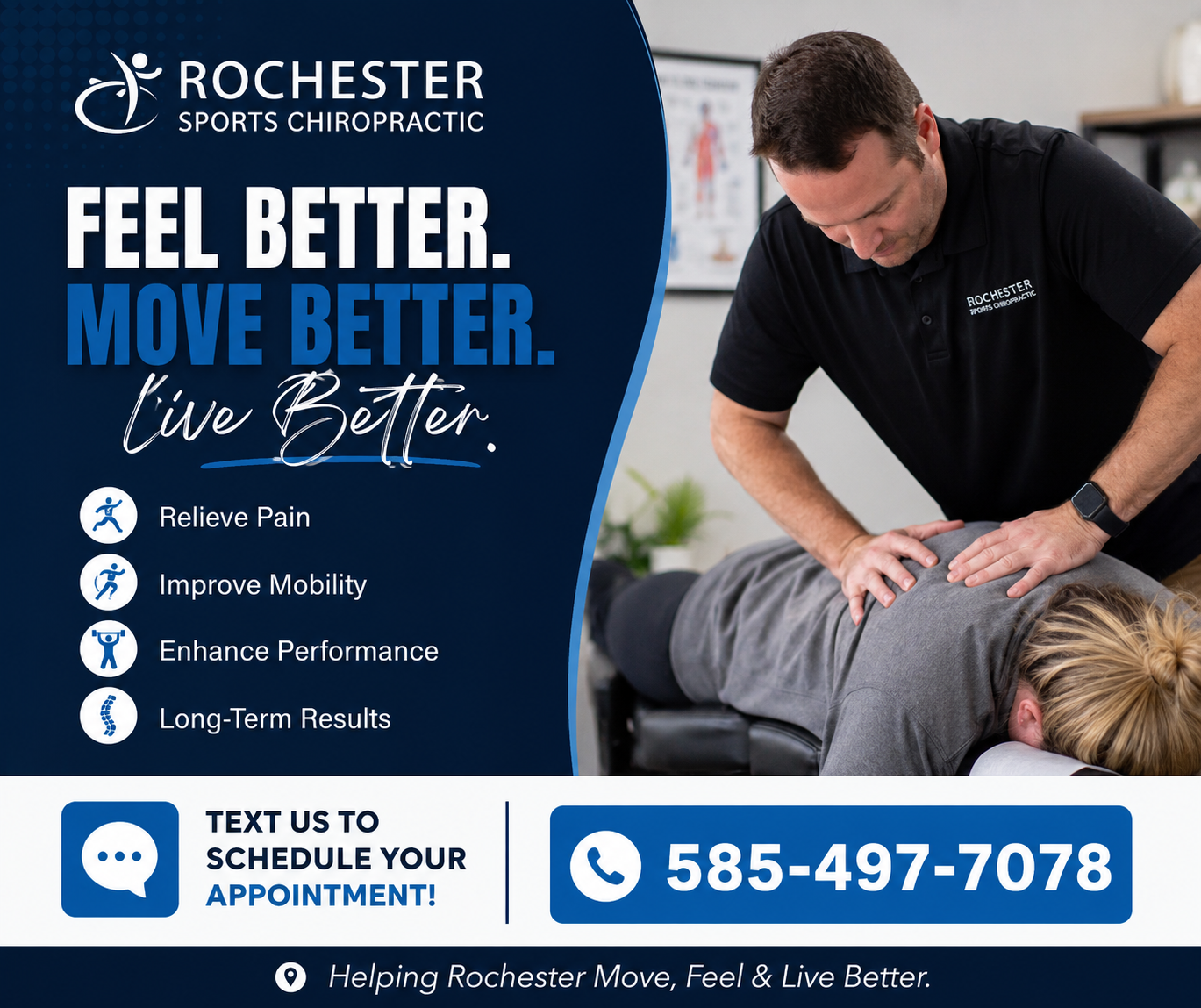 Low Back Pain Chiropractor in Rochester, NY | Sciatica Relief &amp; Chiropractic Care Near You