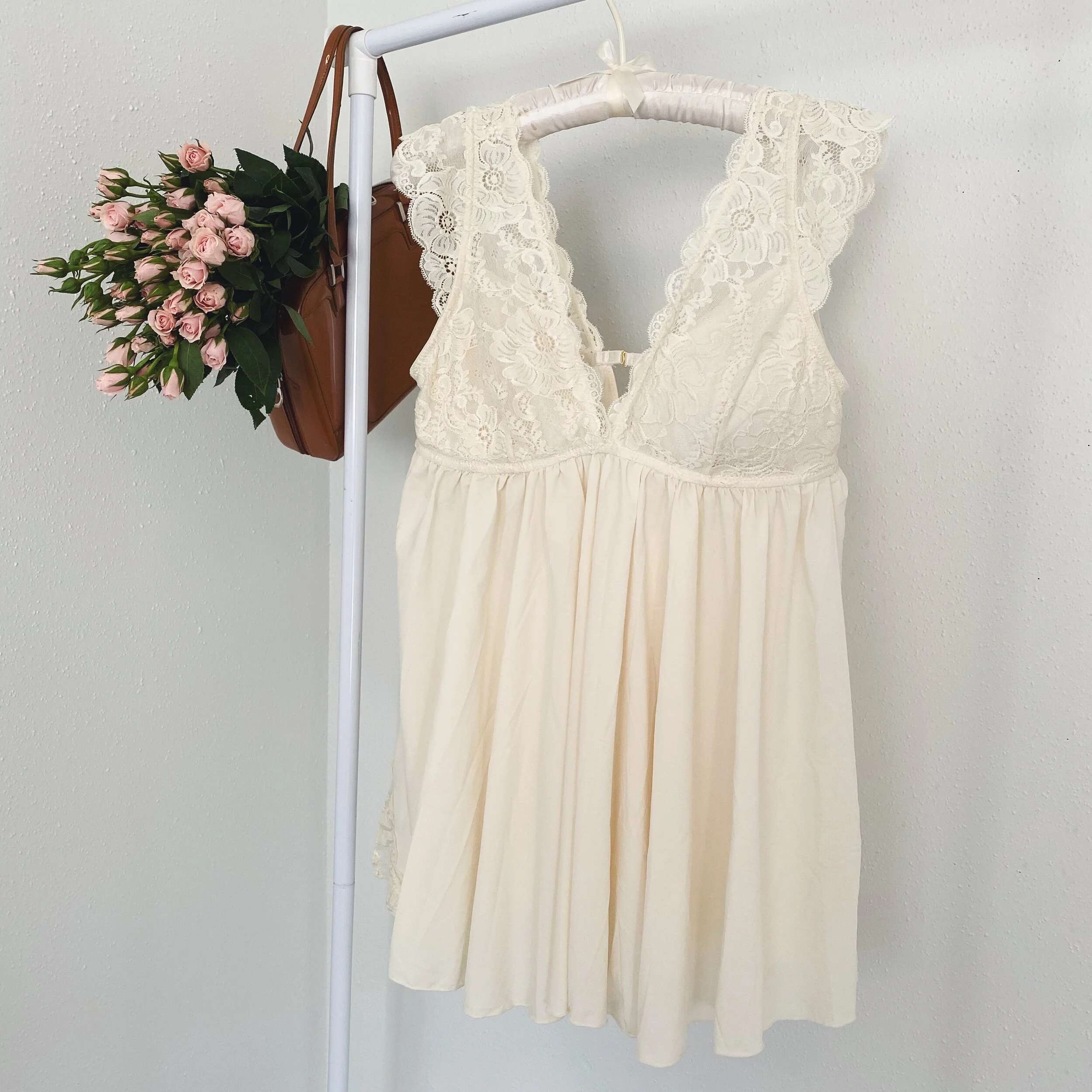 White Lace Night Top L/XL