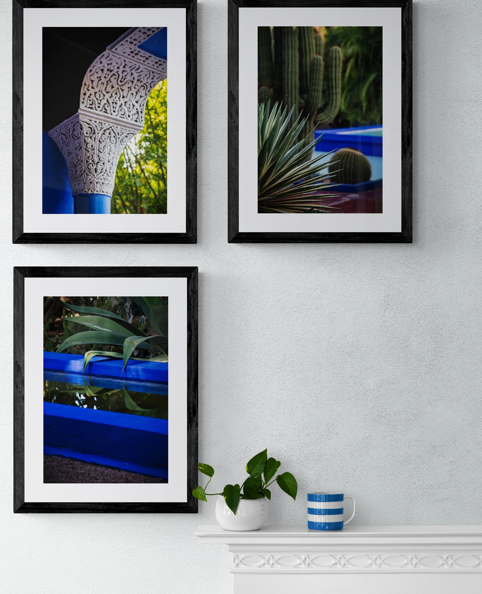 Plant_and_cup_sitting_on_fireplace_Mantel.jpg