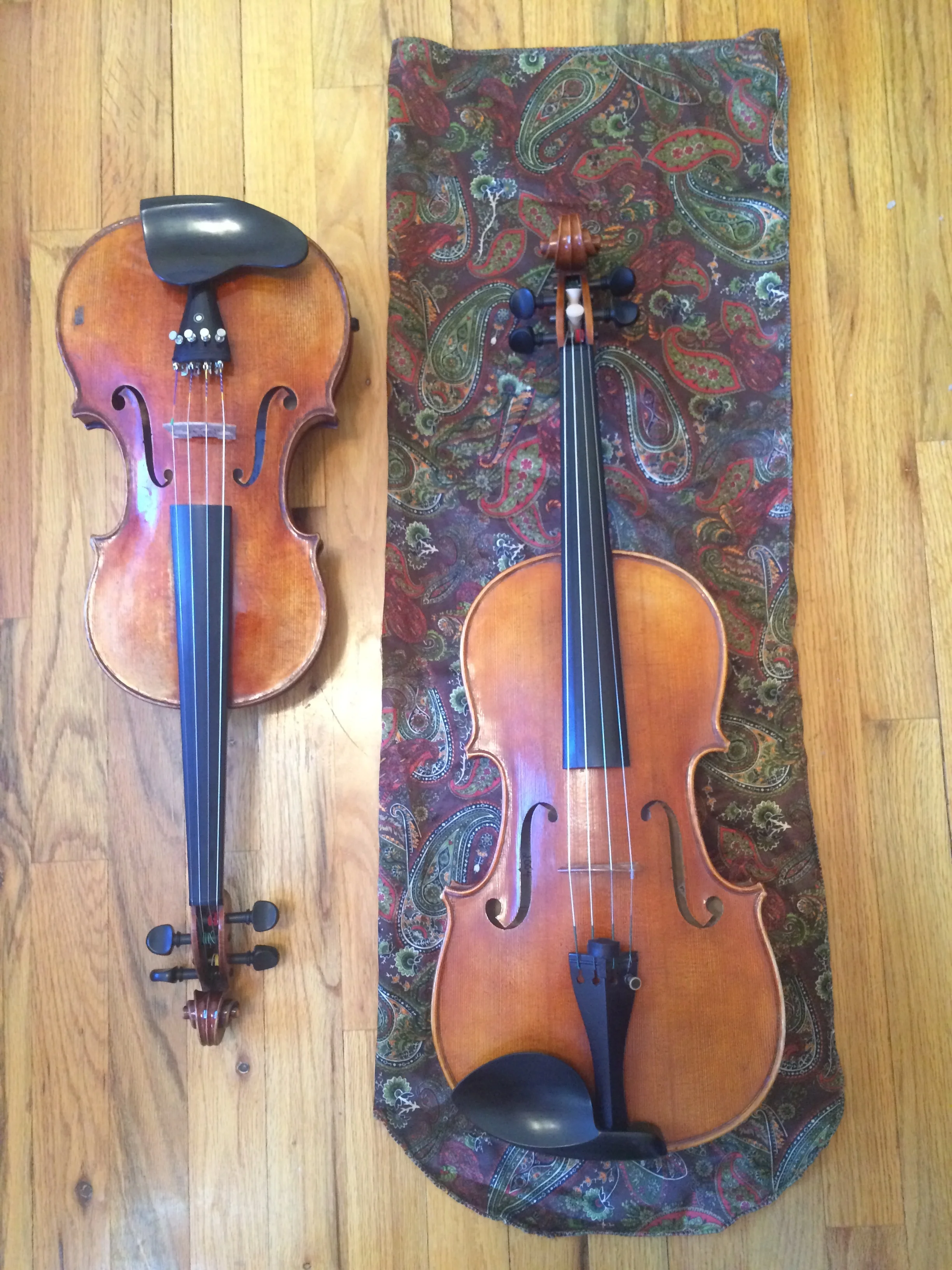 Silk Violin Bag — Happy Squirrel Quilts