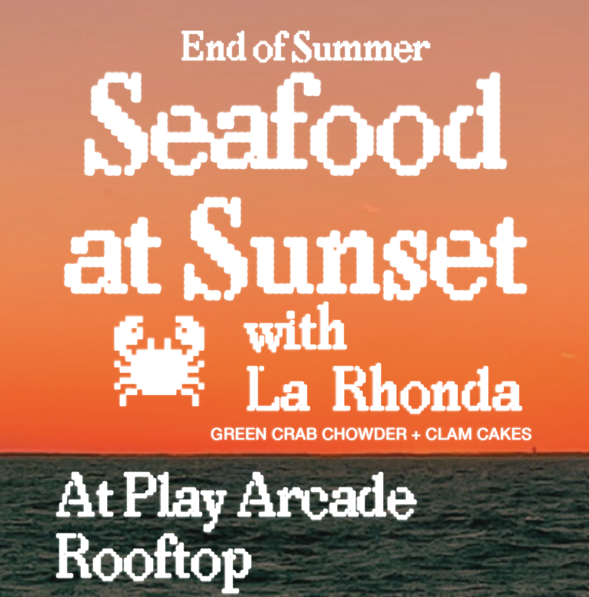Seafood at Sunset