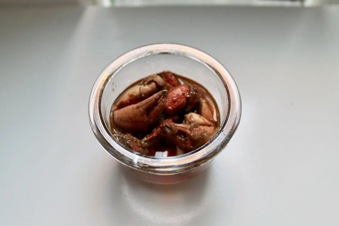 Marinated Crab Claws from St. Julivert Fisherie in Brooklyn, NY