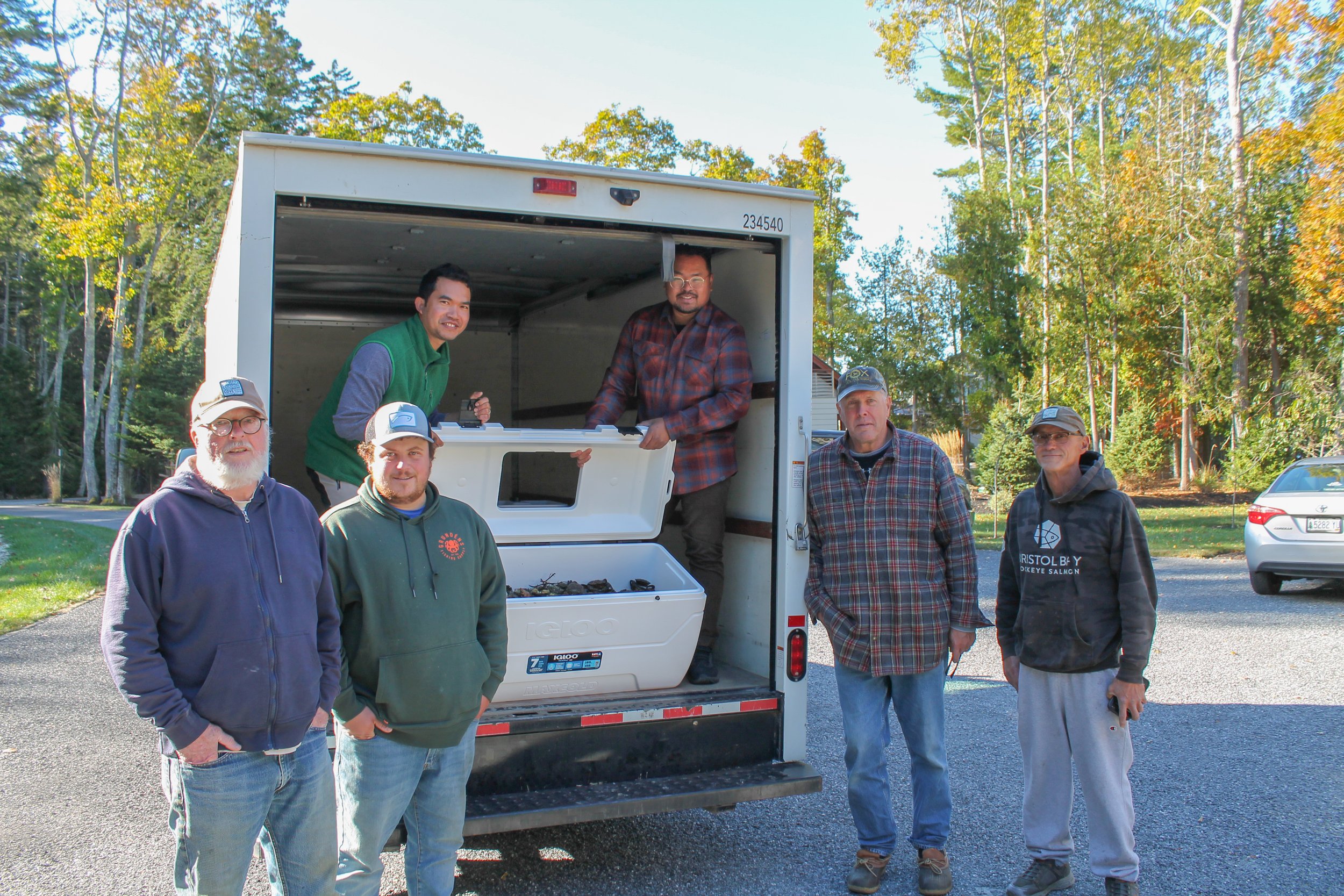 Khmer Maine and Quahog Bay with green crabs