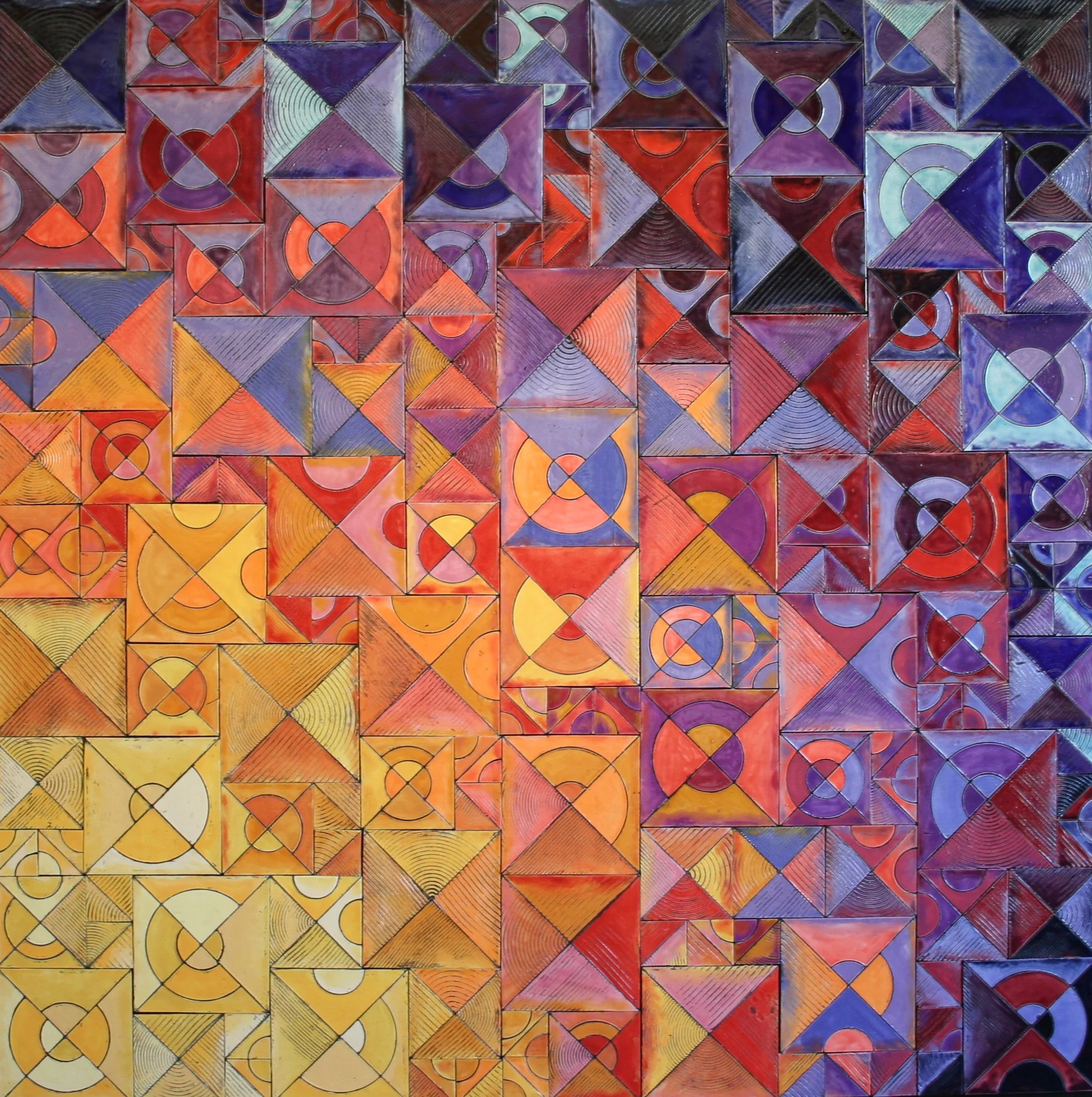 View From Above: Midwest- Sunrise, Sunset panel 1
