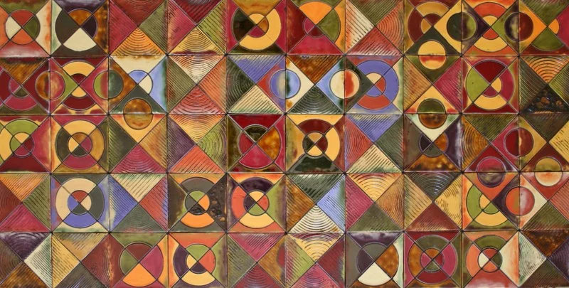 View From Above- Midwest: Late Michigan Fall 20" x 40" 1997   (Sold)