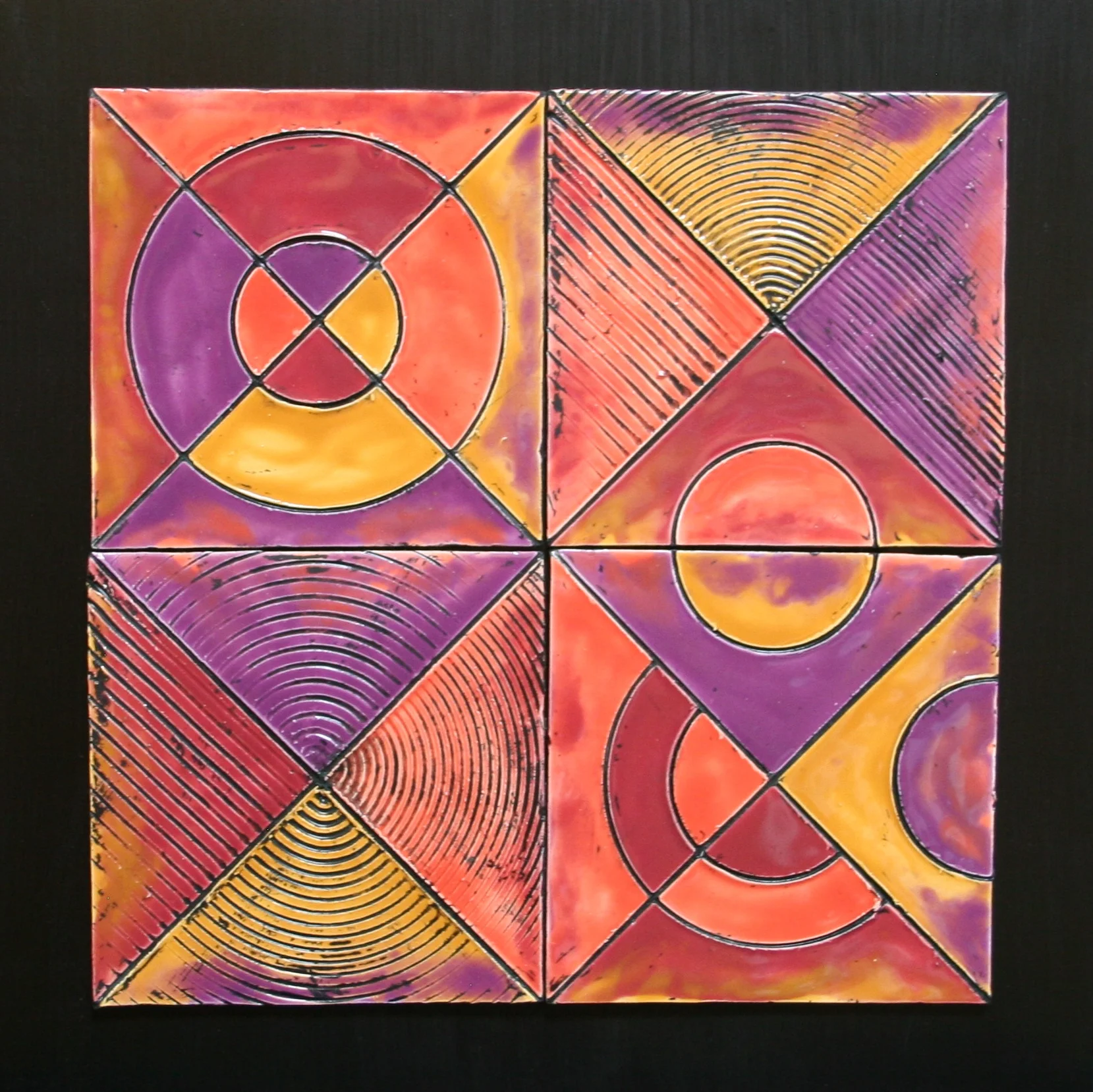  Sunrise 15" x 15"  (Sold)