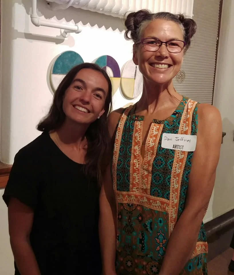 With Art Patron Zoey Fink