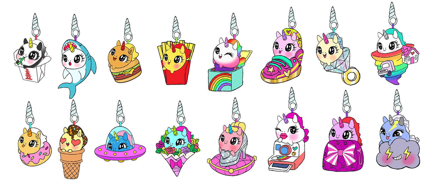  Uni babies key chain designs 