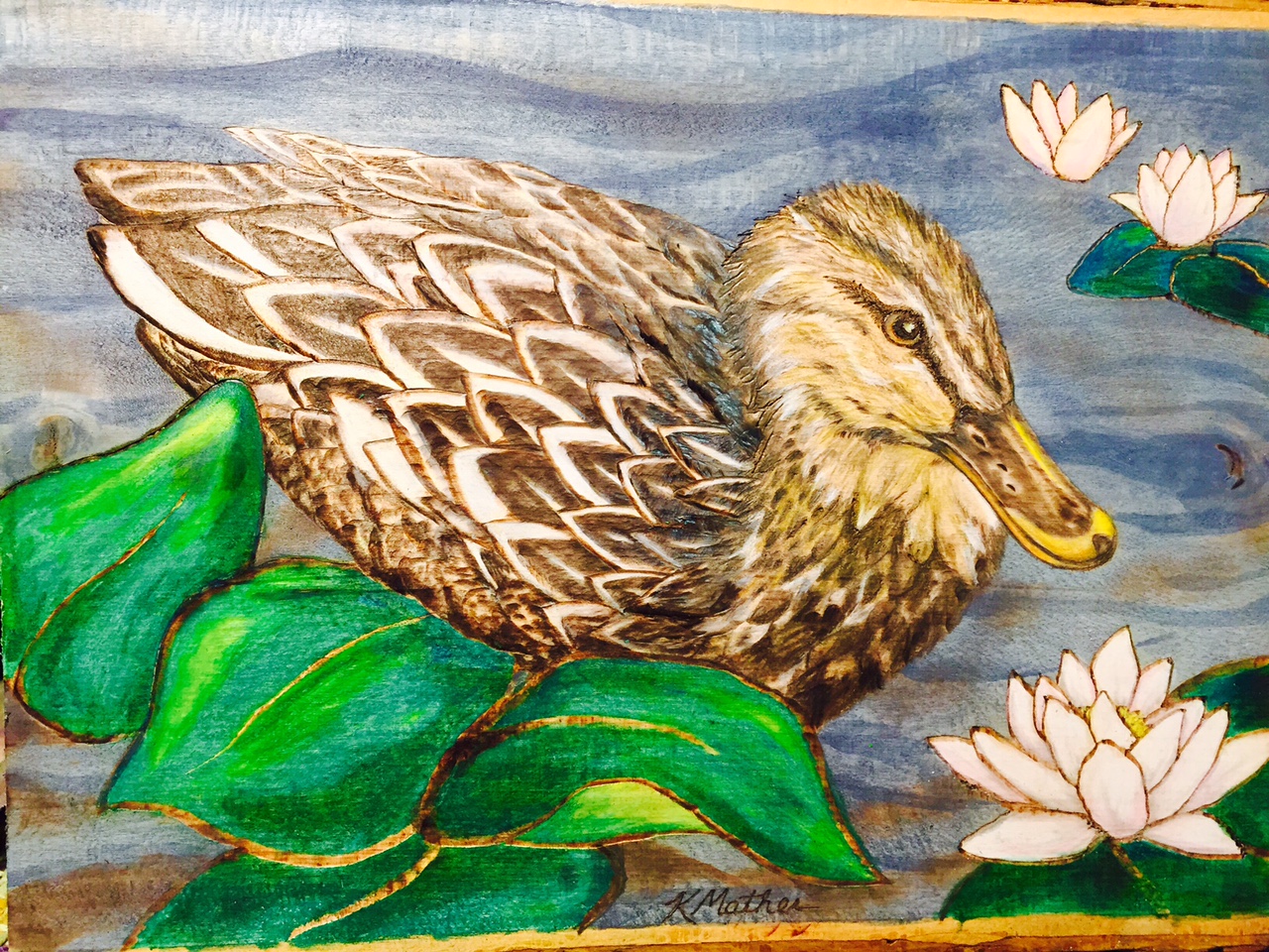 Female Mallard Duck Wood Burning.jpg