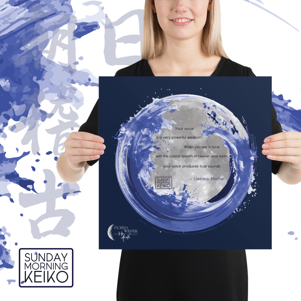 Poster 2024 Florida Winter Keiko Artwork - Unframed Matte Poster