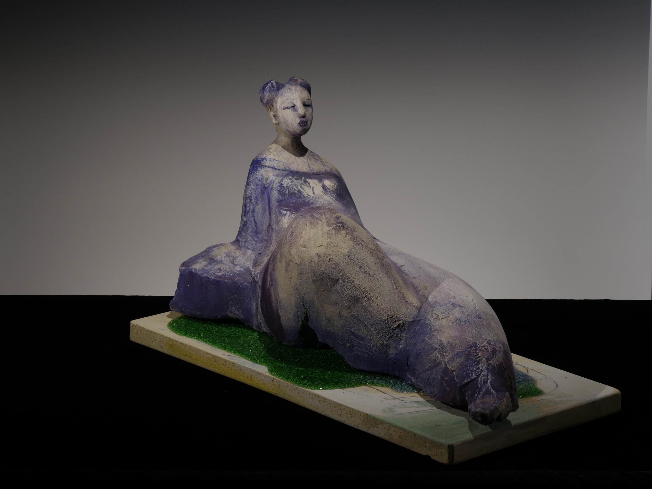 Odalisque on Green Ground