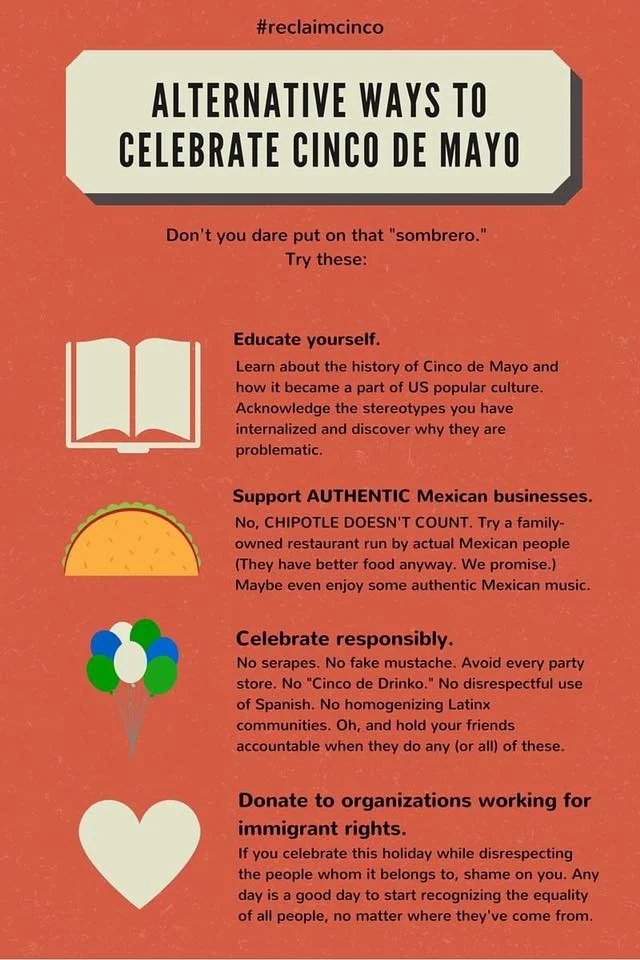 Alternative Ways to Celebtrate Cinco de Mayo