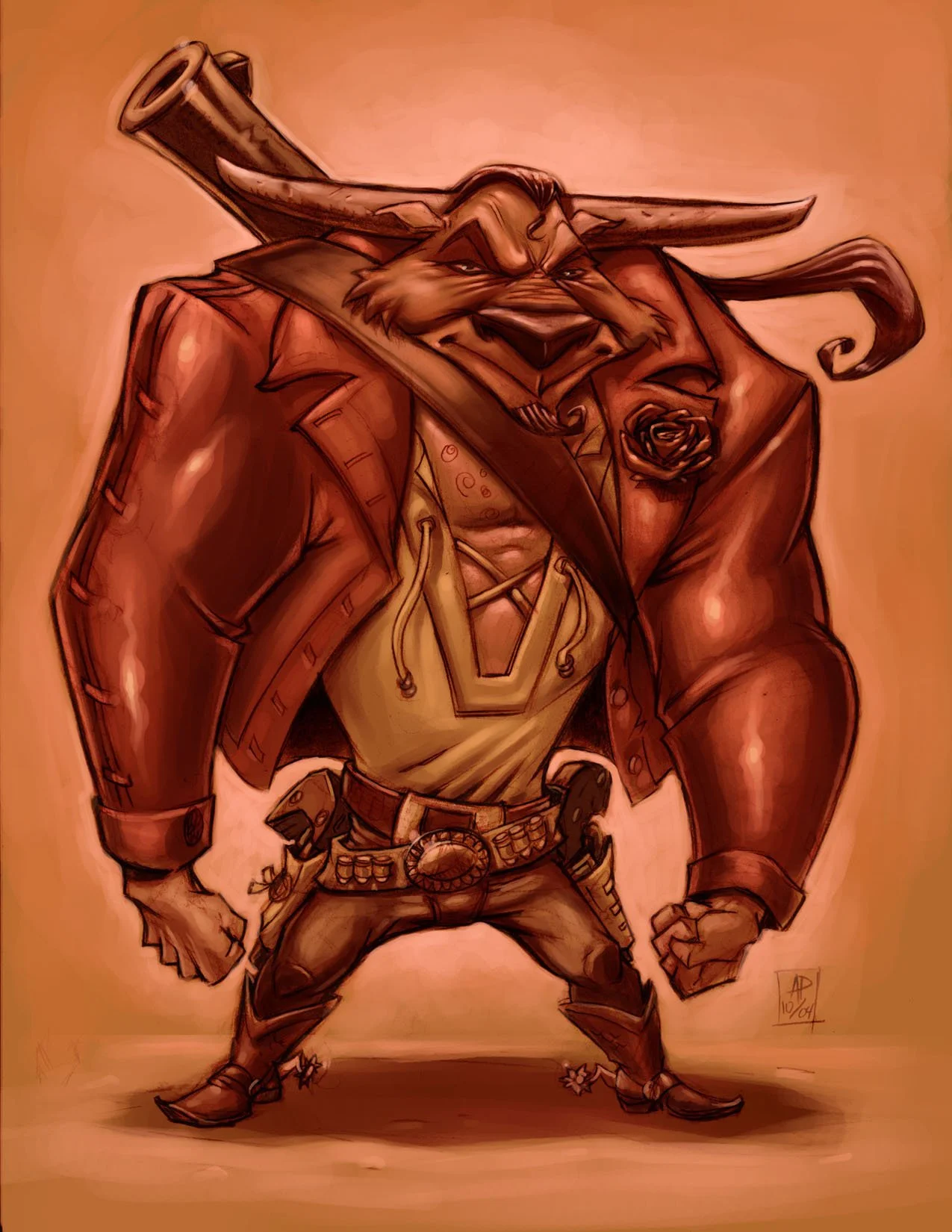  Character pitch art for Suckerpunch's Sly Cooper game. 