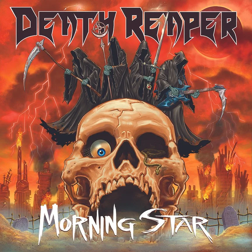  Album art for the band Death Reaper made for a movie prop.    