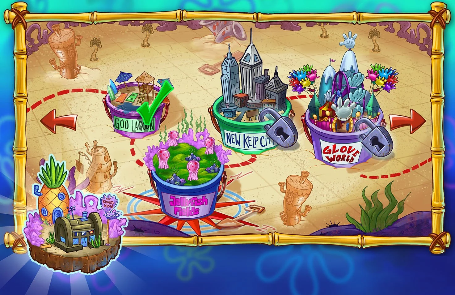  Concept art for navigation page. 