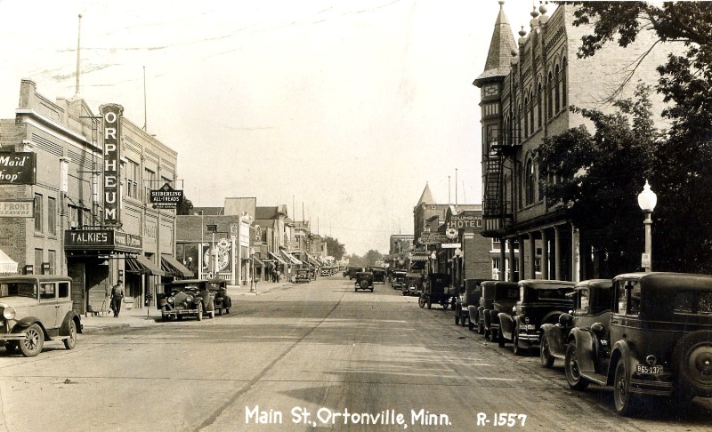 Main Street, Ortonville Minnesota, 1931