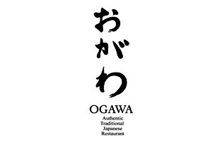 Japanese restaurant sign with the name 'Ogawa' and the word 'authentic' in English