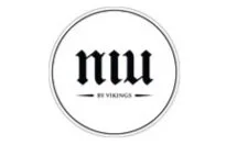 Circular logo with the stylized letters 'nuu' and the words 'by Vikings' beneath it.