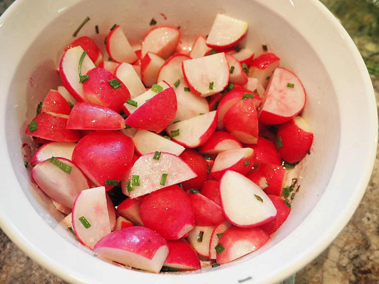 Roasted Radish with Chives