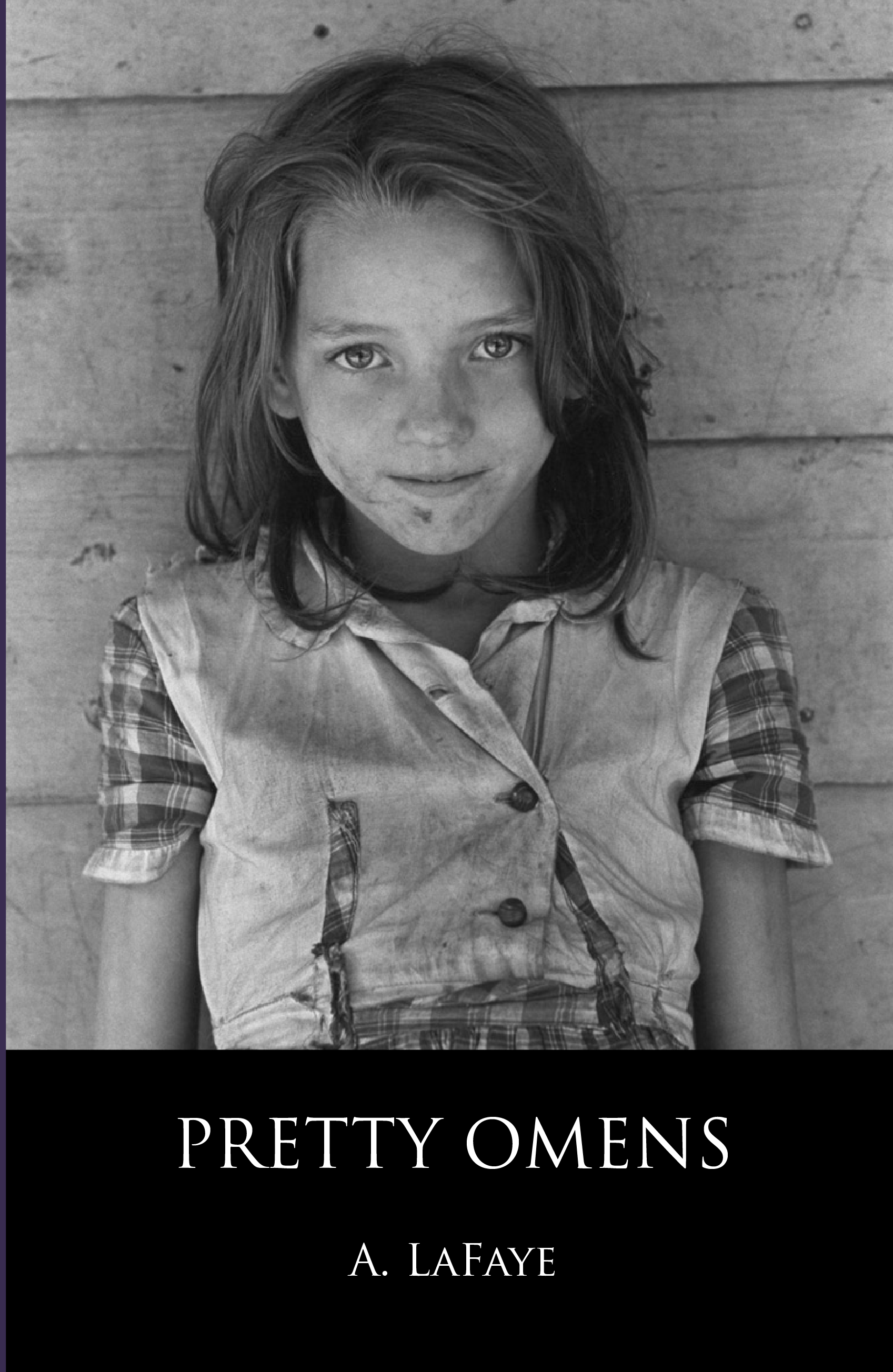Pretty Omens, a novel-in-verse we read in class. Image courtesy of Alexandria LaFaye.
