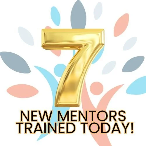 ✨ Grateful for 7 new mentors trained today! ✨

Today, seven caring adults said &ldquo;yes&rdquo; to showing up for a student in our community &mdash; and that is something worth celebrating. 💙

Each new mentor represents friendship, fun, and encoura