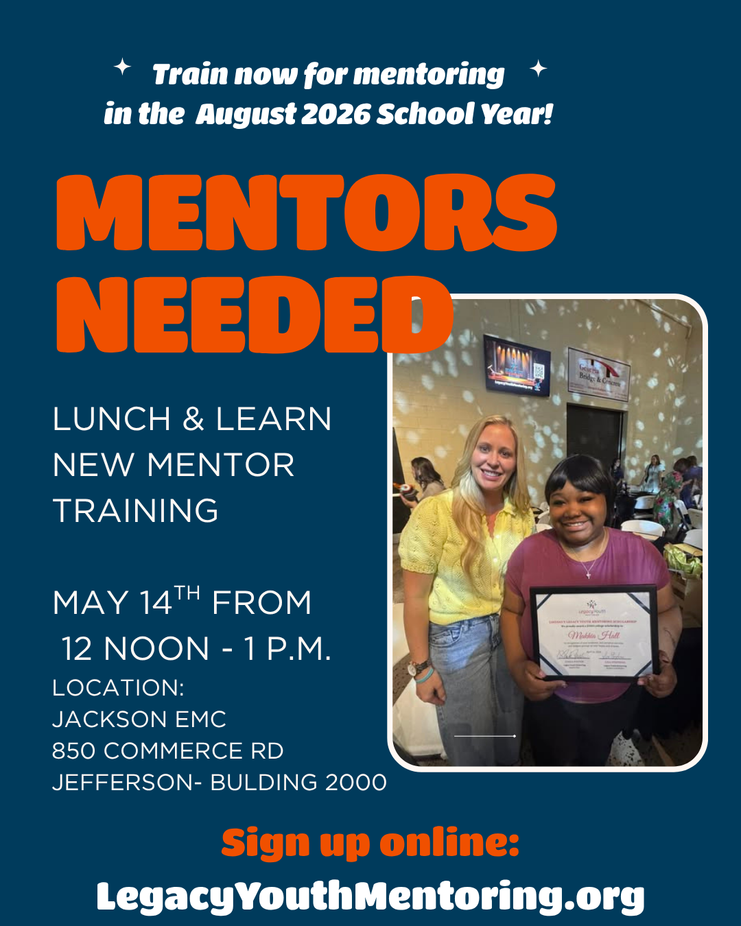 New Mentor Training Session, Lunch & Learn
