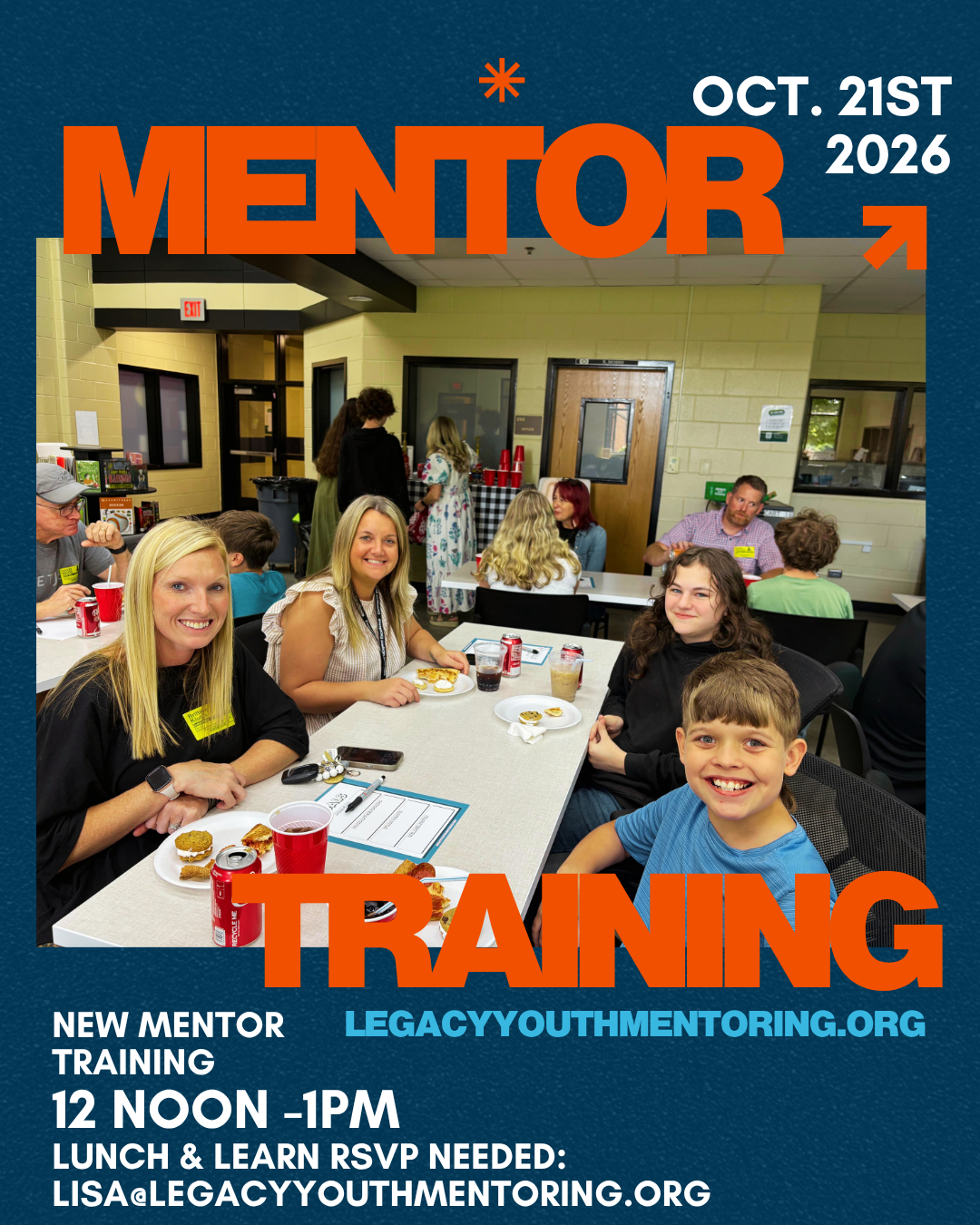 New Mentor Training Session, Lunch &amp; Learn  