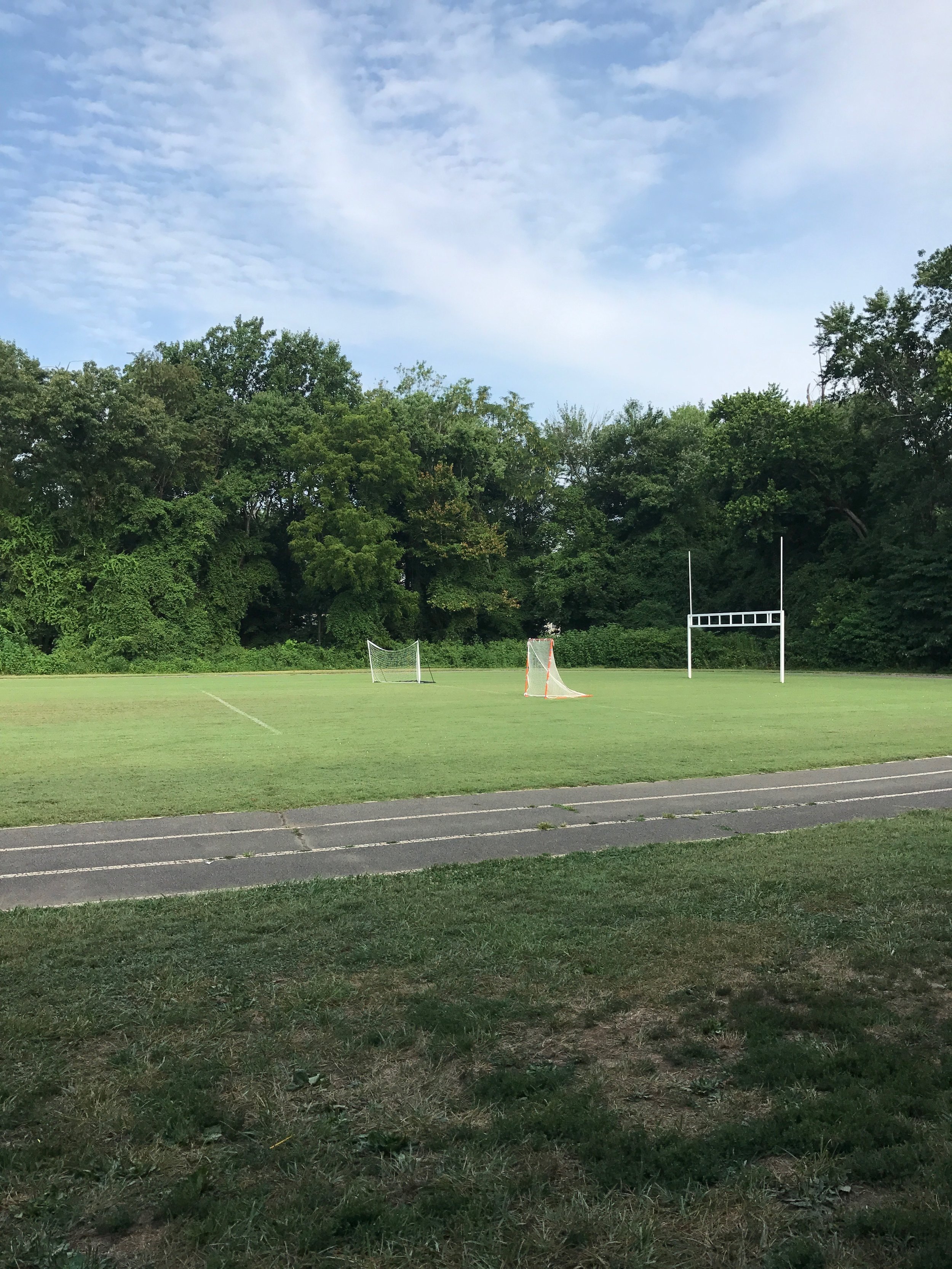  The field and goals at the Club 