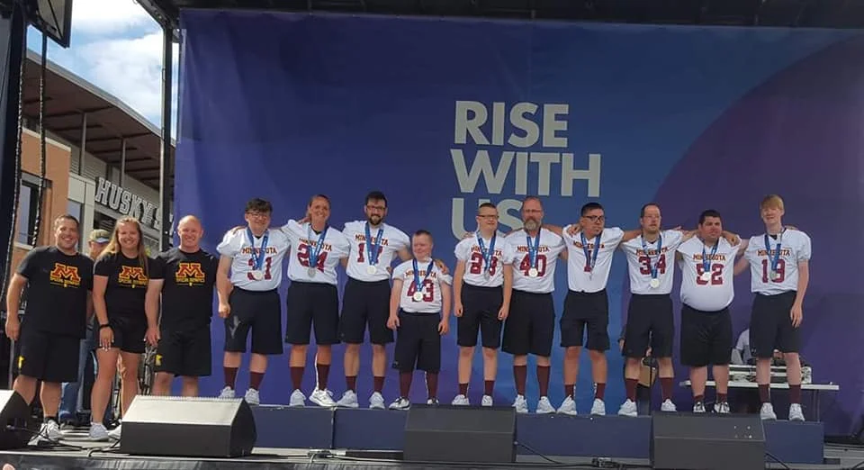 2018 Special Olympics USA Games Silver MedlistsTeam Minnesota Unified Flag Football