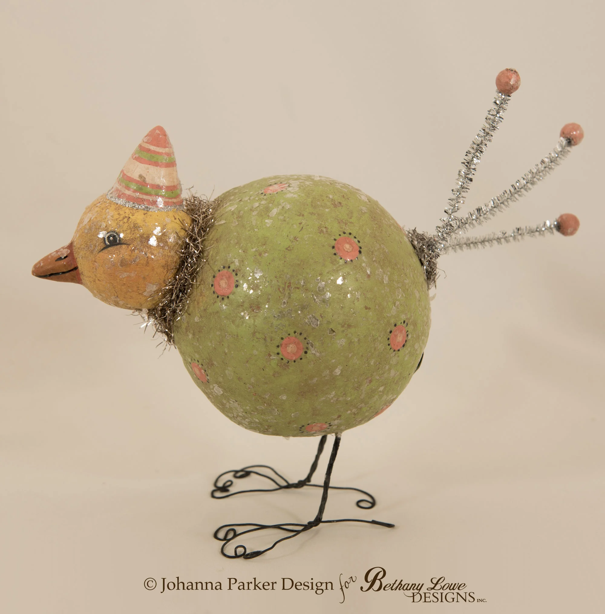 (H) Standing Bird in Green