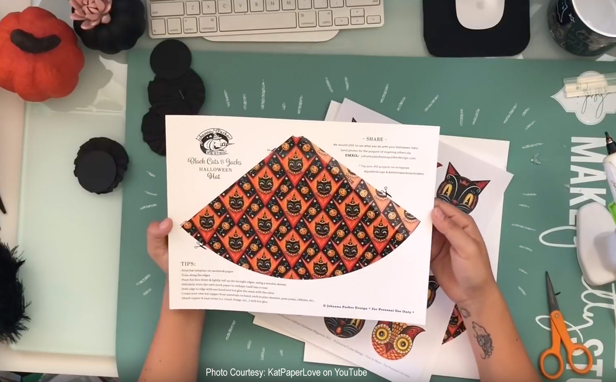It all starts with printing our high res digital download and cutting it up from there! Once you purchase the file, you can print as many as you wish for personal use.