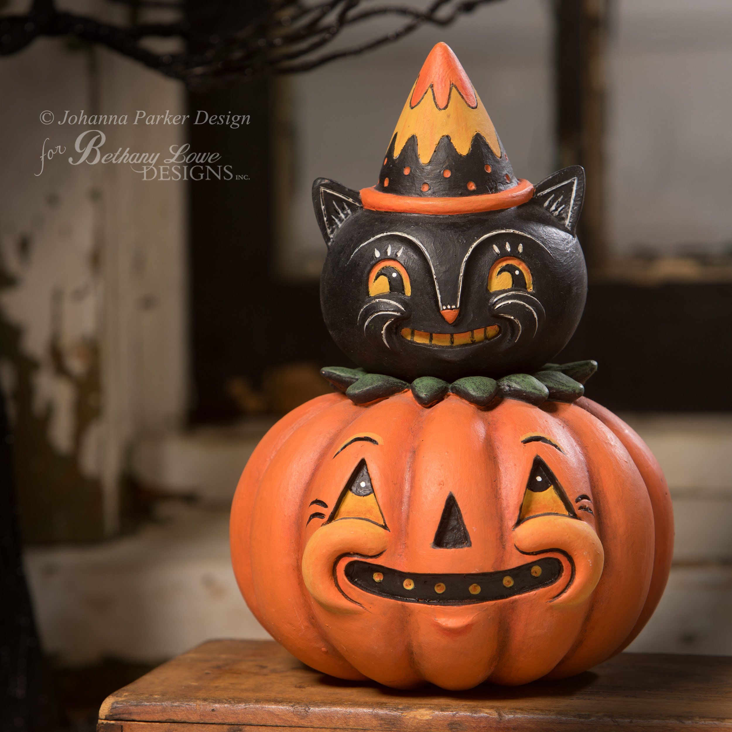  Jackitty Jack Boo Couplet  by © Johanna Parker Design for Bethany Lowe Designs 